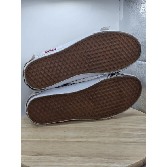 Size 13 - VANS Sk8-Hi CAP LX Reissue White Checkerboard 2018 Mens Sneakers - Picture 8 of 9